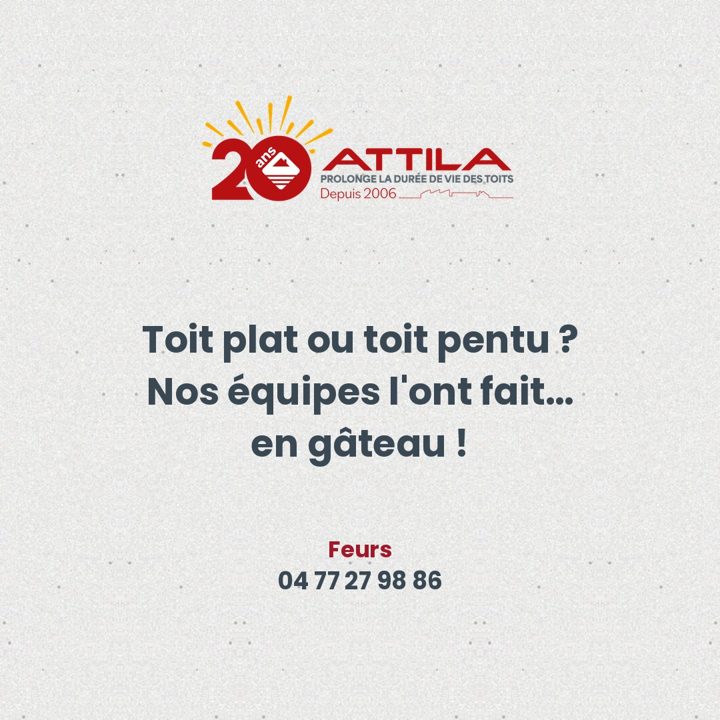 Publication réalisée par C2 Projet Web pour Attila — réseau toiture