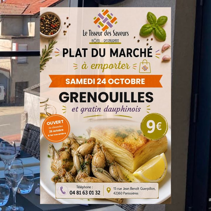 Publication réalisée par C2 Projet Web pour Le Tisseur des Saveurs
