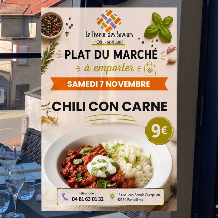 Publication réalisée par C2 Projet Web pour Le Tisseur des Saveurs