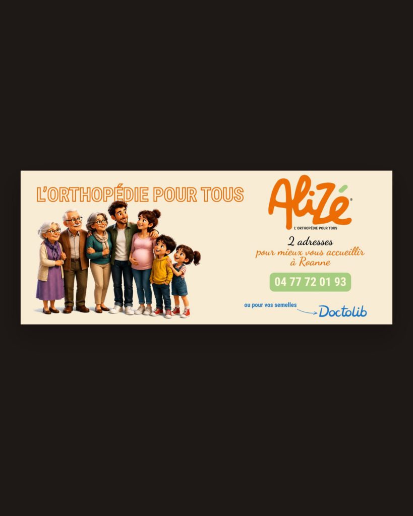 Publicité cinéma — Alizé Orthopédie