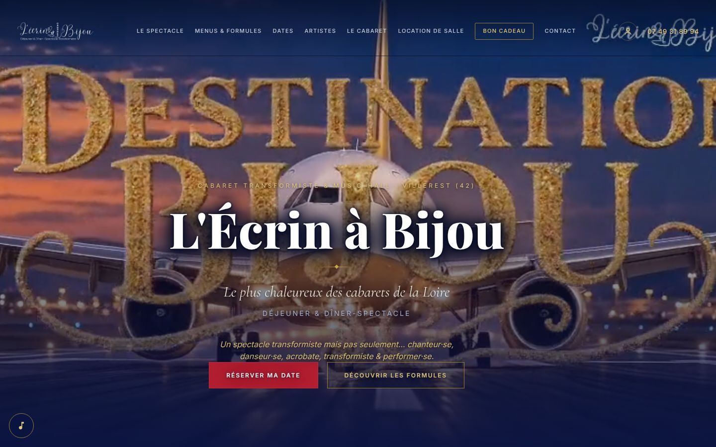 Refonte du site & réservation