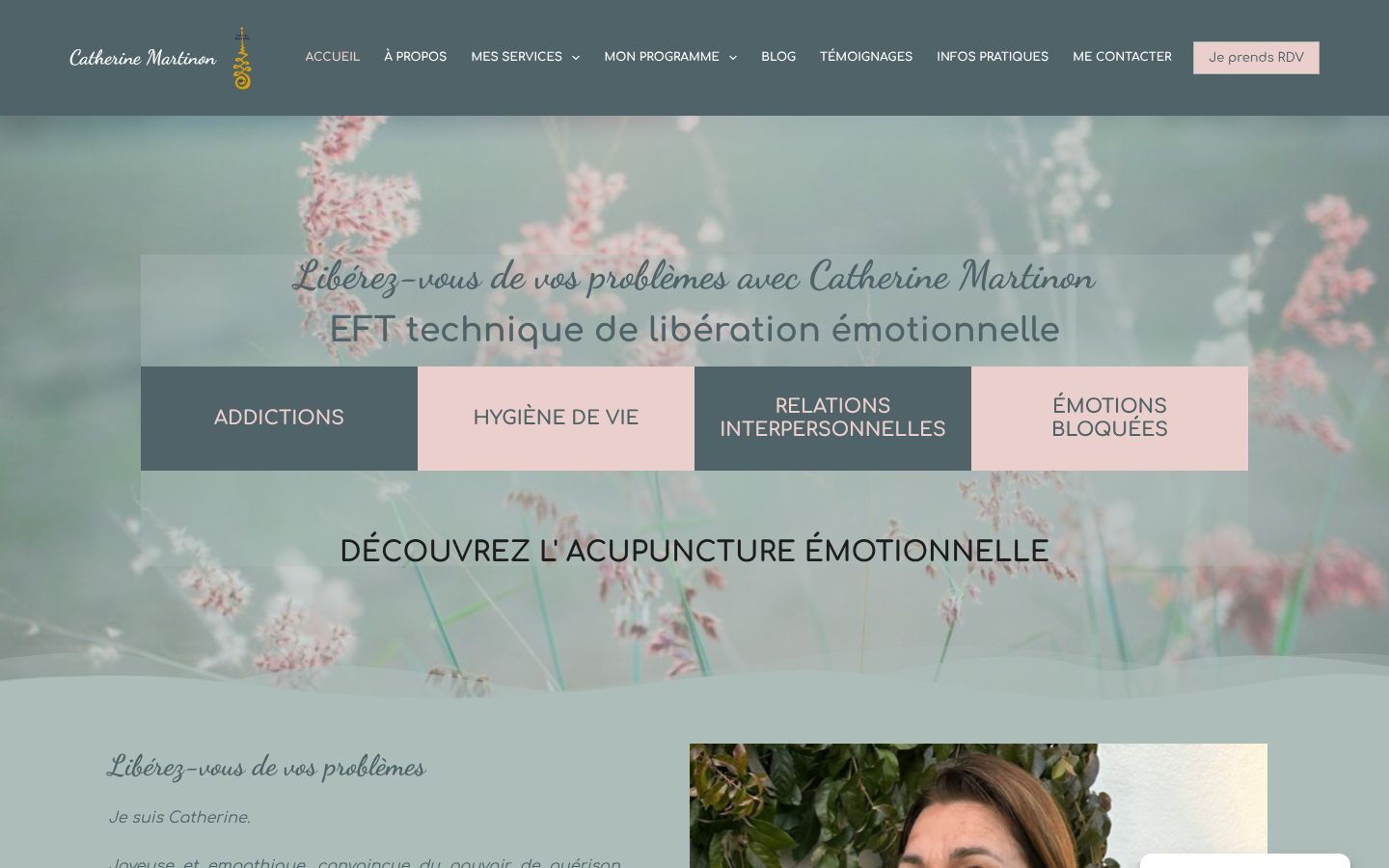 Catherine Martinon – Thérapeute EFT