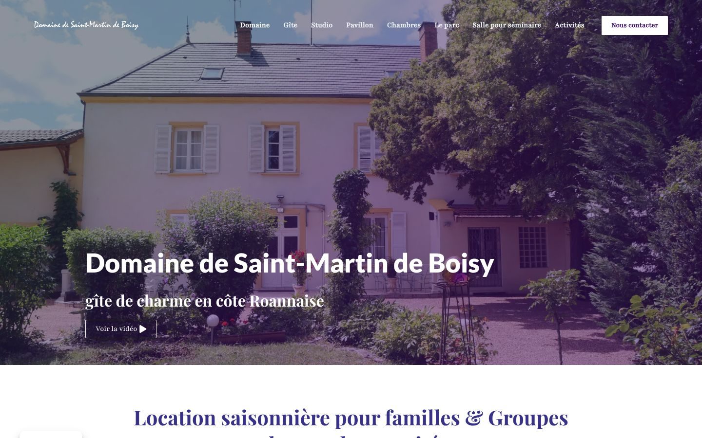 Domaine de Saint-Martin de Boisy