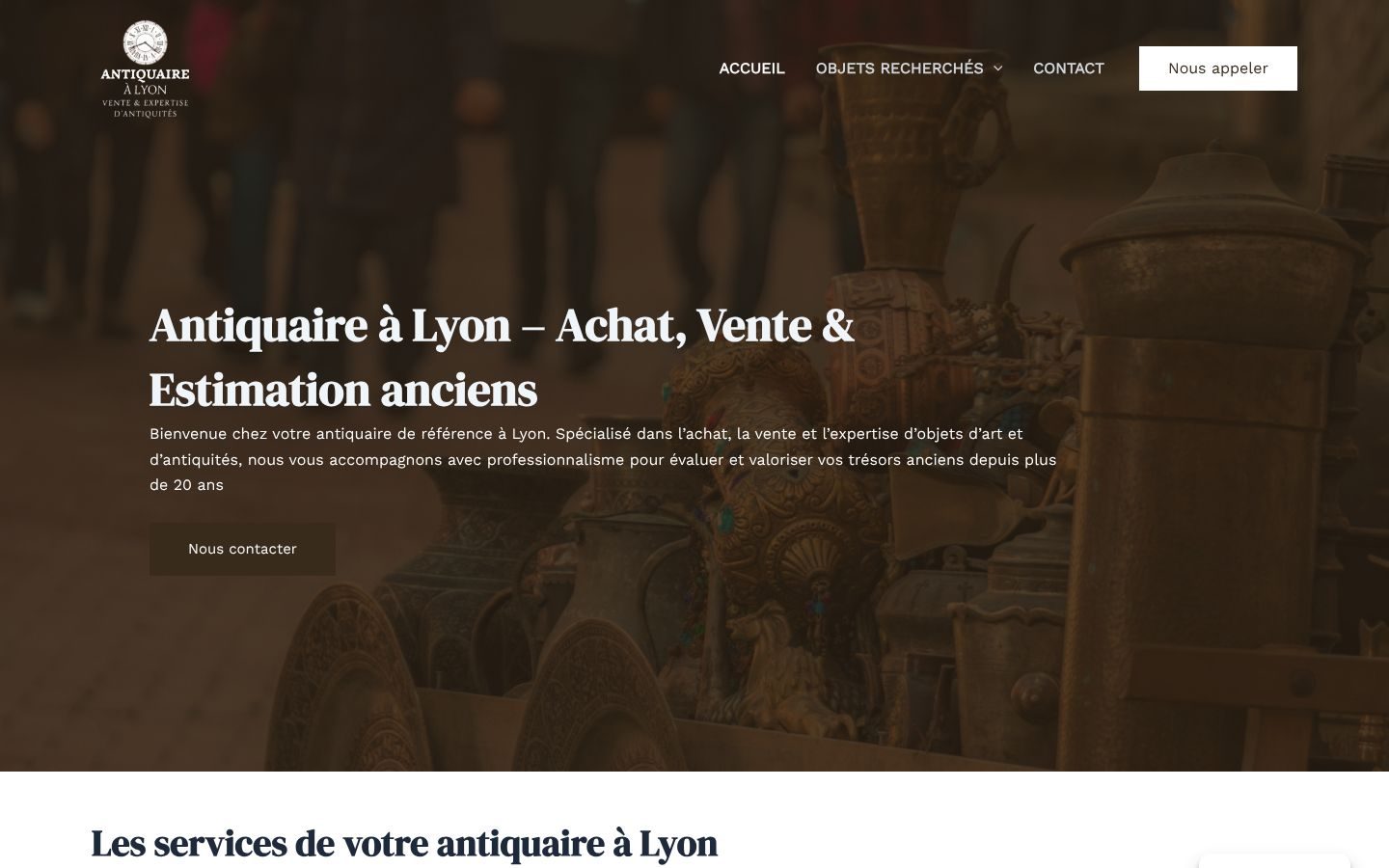 Antiquaire à Lyon