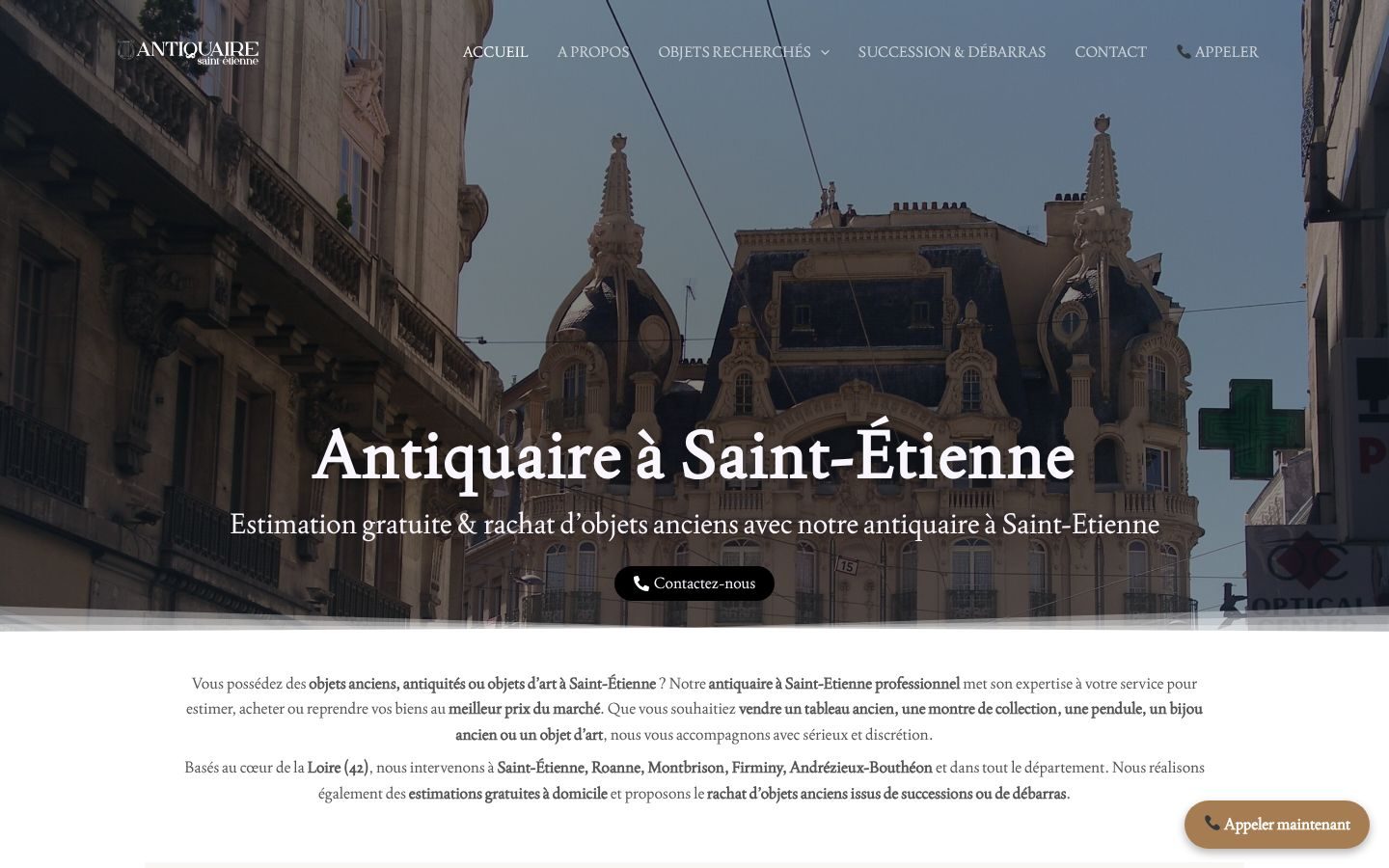 Antiquaire à Saint-Étienne